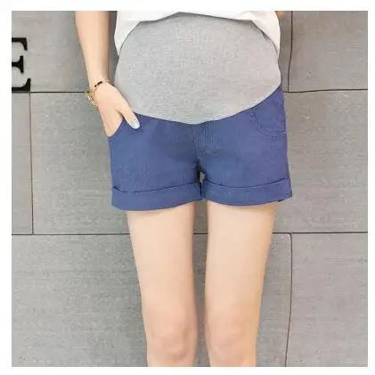 New Maternity shorts Jeans Pants For Pregnant Women Denim Shorts Elastic Waist Denim Adjustsable Jeans Short For Pregnancy Belly