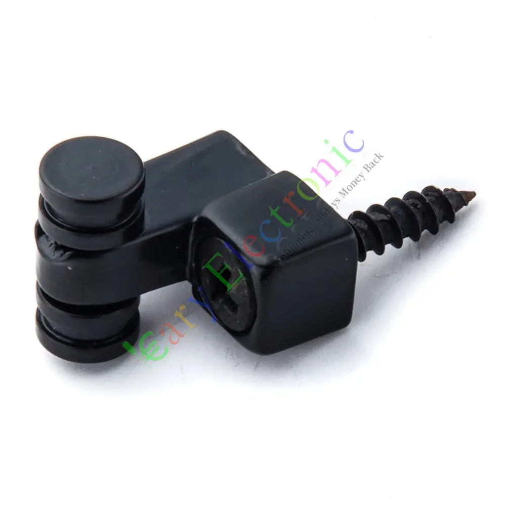 الجملة والتجزئة 4PC الأسود الغيتار الكهربائي الرقبة الكرة الصحافة زر المسمار أجزاء الآلات الموسيقية حرية الملاحة