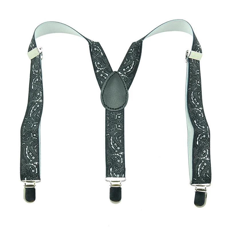 ใหม่แฟชั่นเสื้อผ้าอุปกรณ์เสริม Clip-on ปรับเด็กเด็ก Braces Suspenders Y-Back Suspender Bandana ชาย Braces