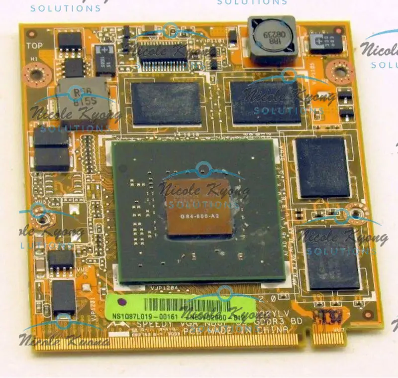 

8600M GT NB8P GS GDDR3 69N05JV20B02-01 NE3VG2000 08G2020SD20YLV 08G2020SD20ILV for LENOVO Y510 Y510A F51A Video VGA Card