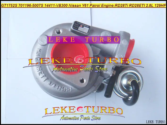 Turbo GT1752S 701196-5007S 14411-VB300 701196 14411VB300 14411VB301 For NISSAN Y61 PATROL 1997- RD28Ti RD28ETI RD28T 2.8L 129HP