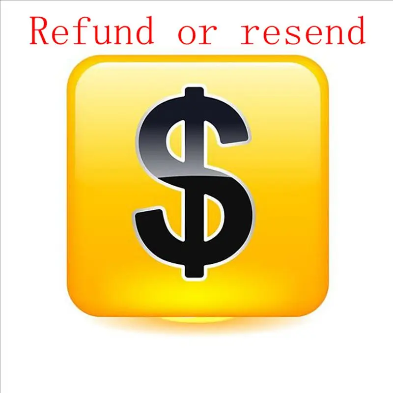 

Refund to the seller or resend the products to you--please contact with us before you ordering