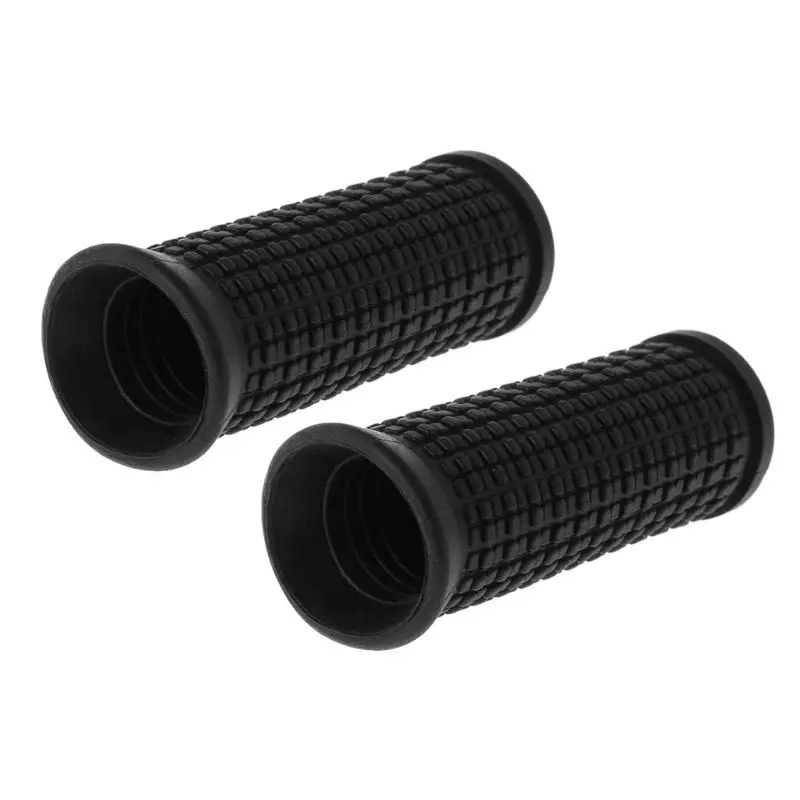 2pcs 70mm Bicycle Grips Short Handle Rubber Non Slip Cycling Scooter MTB Bike Parts