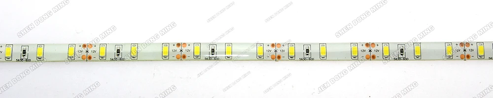 white/cold white/warm white Waterproof led strip 5630 SMD Water proof IP65 led ribbon  DC12V 60Leds/m 14.4w/m flexible led light