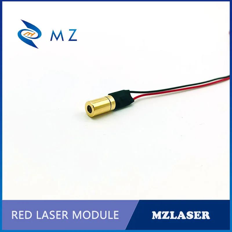 6mm 635nm 10mw 레이저 모듈, 도트 레드 레이저 모듈 경제적인 레드 레이저