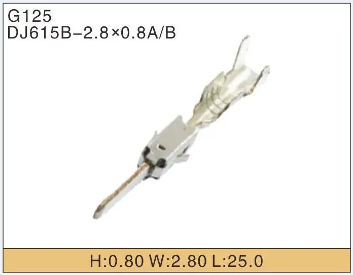 

Free shipping 2.8 series 1.0-2.5mm2 wire terminal Crimp terminal auto electrical male terminal for 962843-1/964298-1