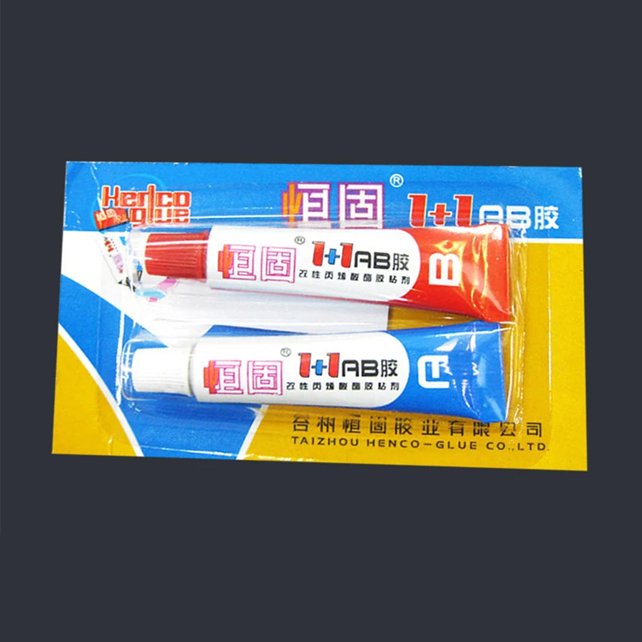 10g Multi-purpose Strong Adhesive A B AB glue A+ B Epoxy Resin Glue for Plastic Metal Ceramic Rubber