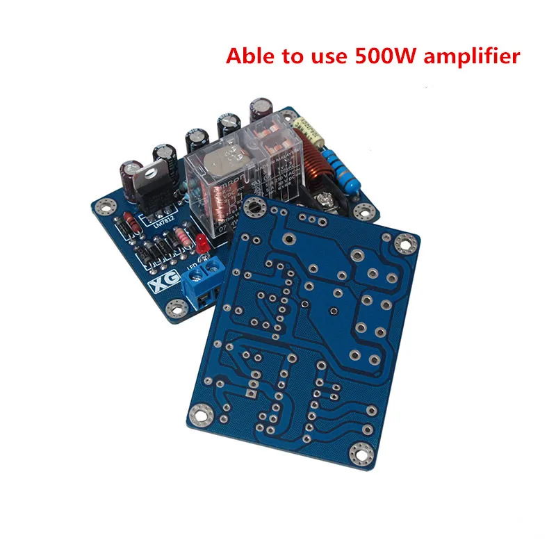2 PCS UPC1237 C1237 / ST L7812CV mono Loudspeaker Protection Board Mirror Symmetry Circuit Assembled Board