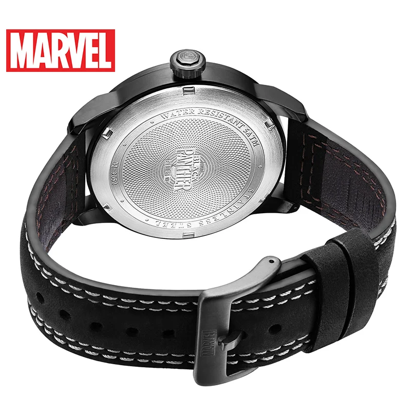 Top Brand Marvel Avengers Black Panther For Mens Watch Male Fashion Japan Quartz WristWatches 50m Waterproof  Relogio Masculino