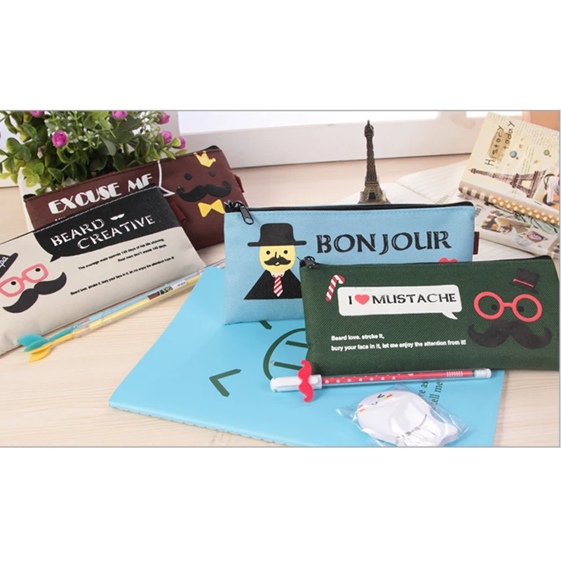 Fashion Oxford Cloth Pencil Case Stationery Bag Gift Bag Crayon Fournitures Scolaire Pencil Cases Student Stationery