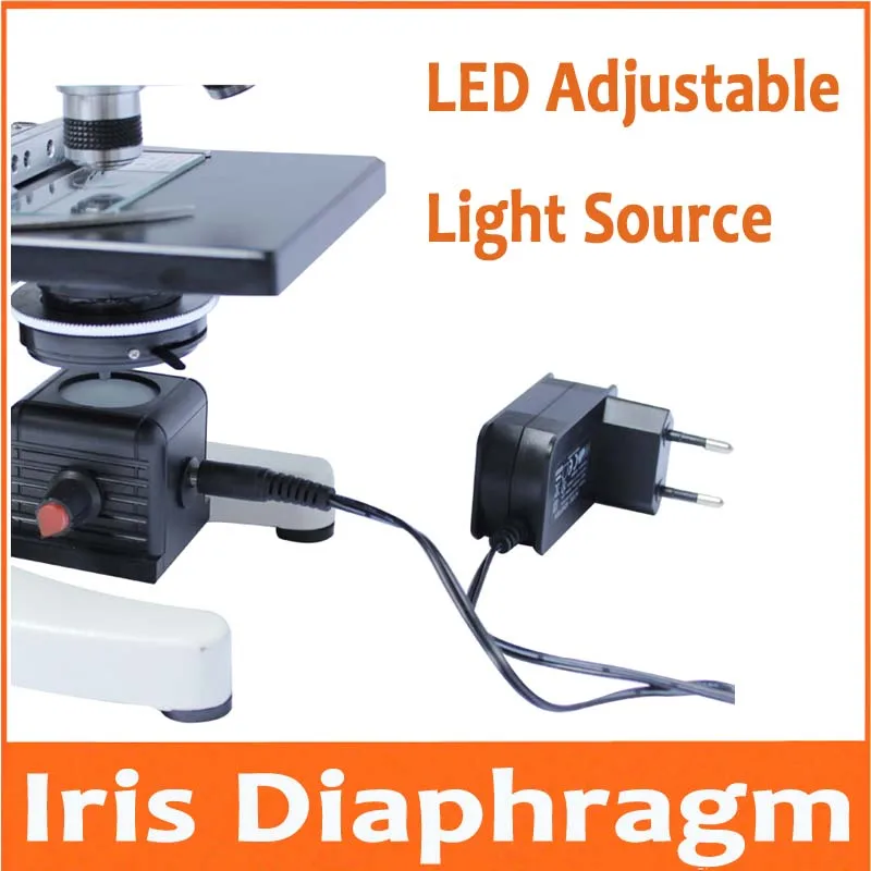 New Model LED Microscope Bottom Light Source Lamp for Professional Microscopes Parts Free Shipping