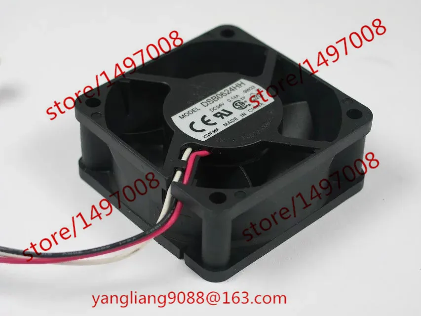 

Delta Electronics DSB0624HH 9W33 DC 24V 0.14A 60x60x25mm Server Cooling Fan