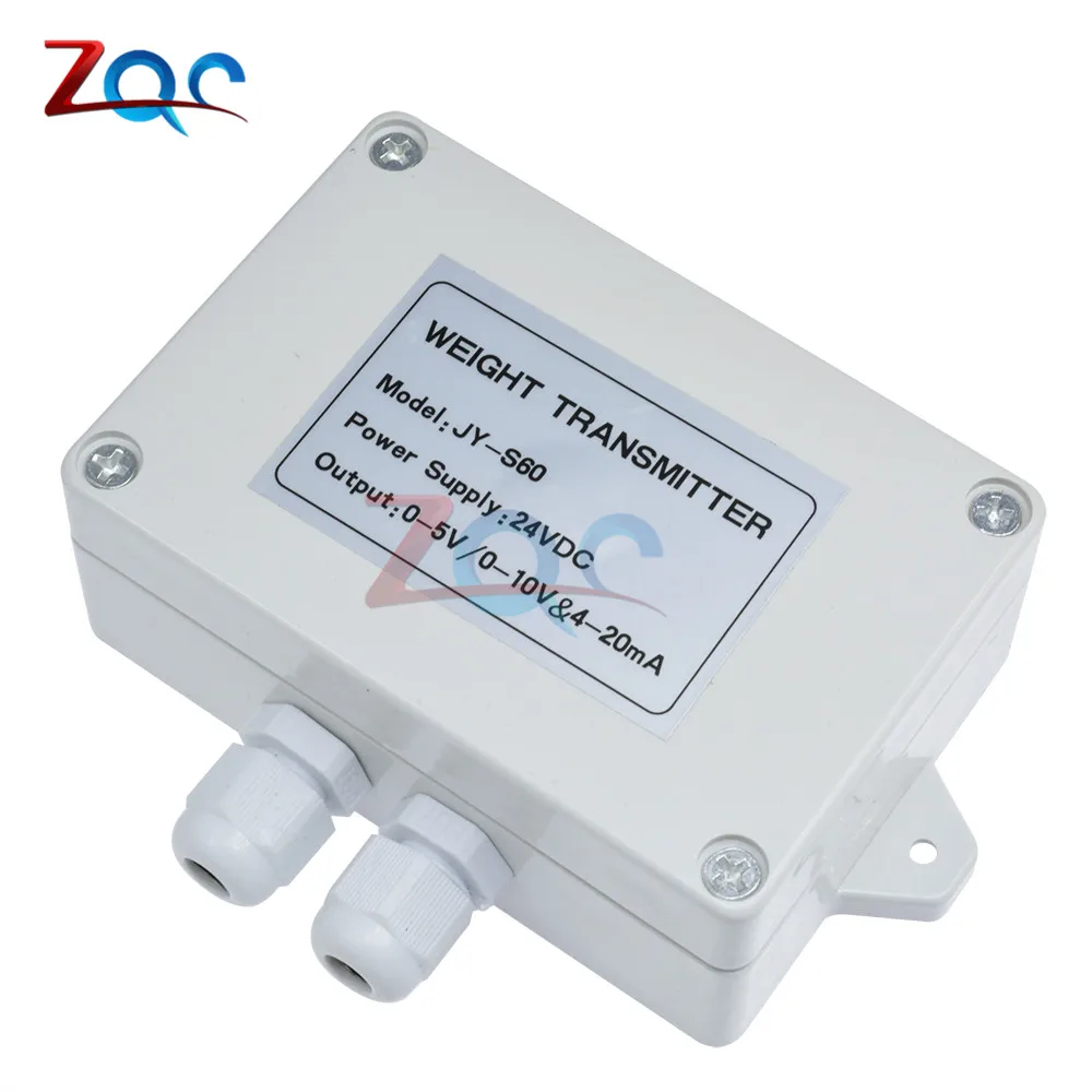 Weighing Transmitter Load Cell Amplifier Weight Weighing Sensor Amplifier Load Cell Transducer DC 12V 24V 4-20ma With Case