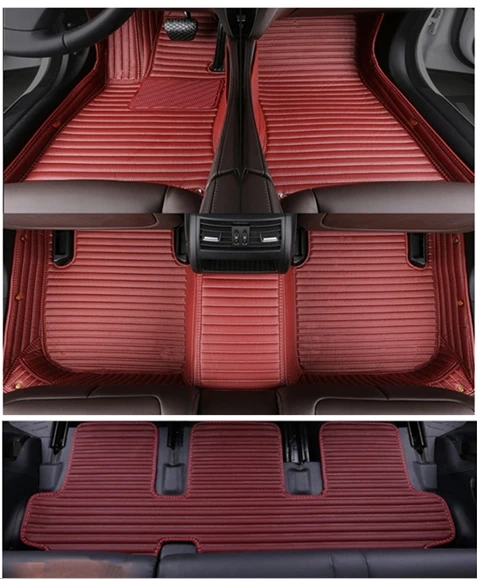 High quality mats! Custom special car floor mats for Chrysler Town & Country 7 seats 2016-2004 waterproof carpets,Free shipping