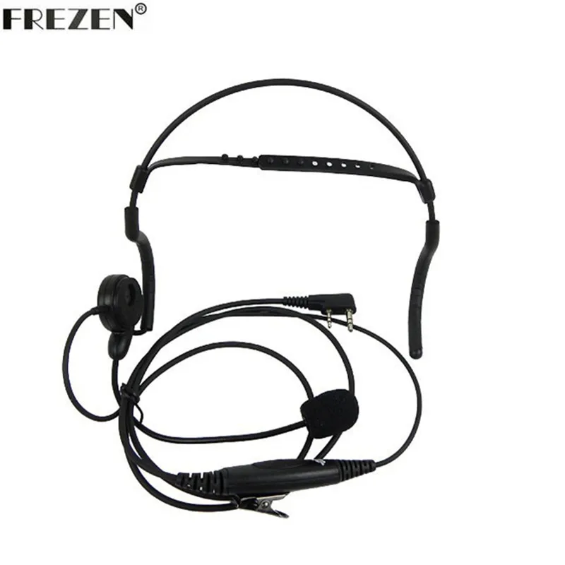 Advanced Unilateral headphone Mic PTT Neckband Earpiece Tactical Headset For Kenwood BAOFENG Radio UV-5R UV-82 BF-888S GT-3