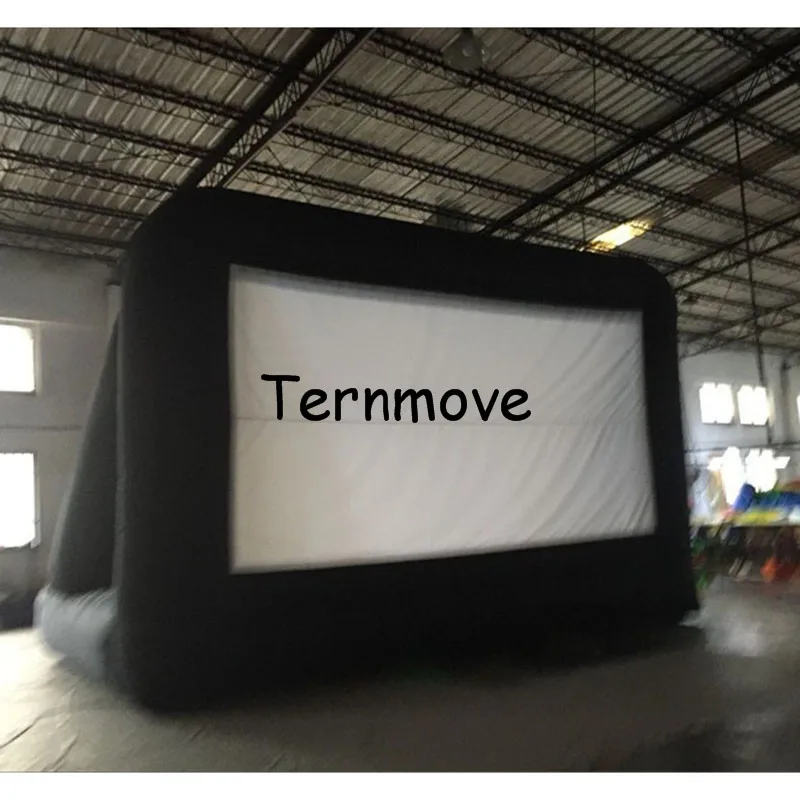 

Removable Inflatable Screen billboard,advertising screen outdoor movie rear projection inflatable screen with free blower