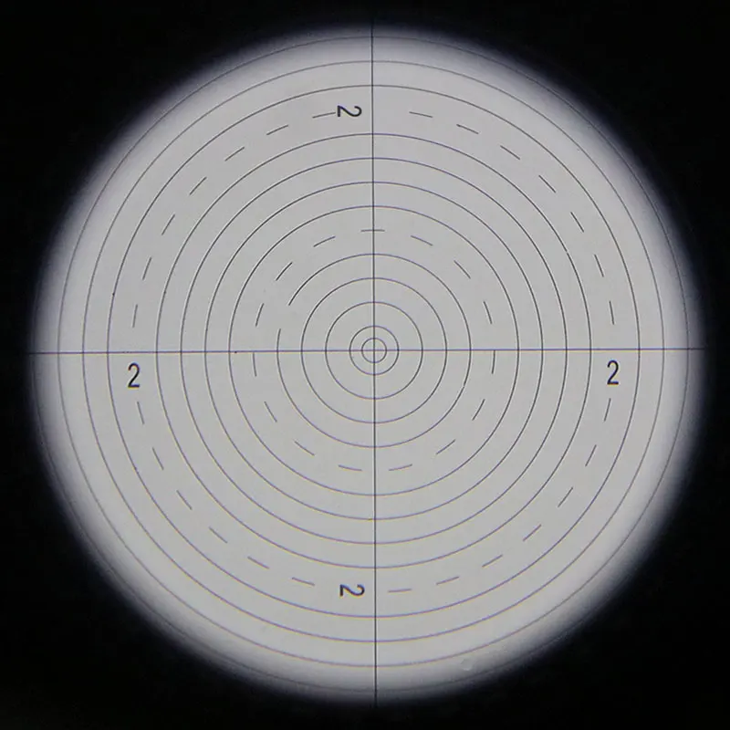 Diameter 24mm Stereo Microscope Eyepiece Micrometer Graticule Ruler Ocular Reticle for Olympus Microscope CX23 BX SZX Series
