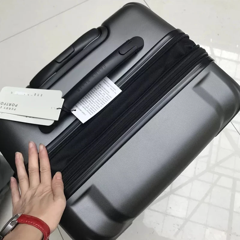 Tas Koper Travel Koper Beroda Kualitas Tinggi Wanita, Koper PC dengan Roda, Kotak Komersial 20 "24" 28 "Inci, Barang Bawaan Pria