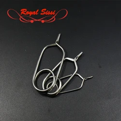 Royal Sissi hot 3optional Sizes English Style Tip Hackle Pliers Feather Clips clamp Rapping Hackle Tools general Fly Tying Tools