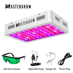 Mastergrow-Full Spectrum LED Grow Light, Tenda Interior de Estufa, Planta Crescer Luz, 300 W, 600 W, 800 W, 1000 W, 1200 W, 1500 W, 1800 W, 2000W