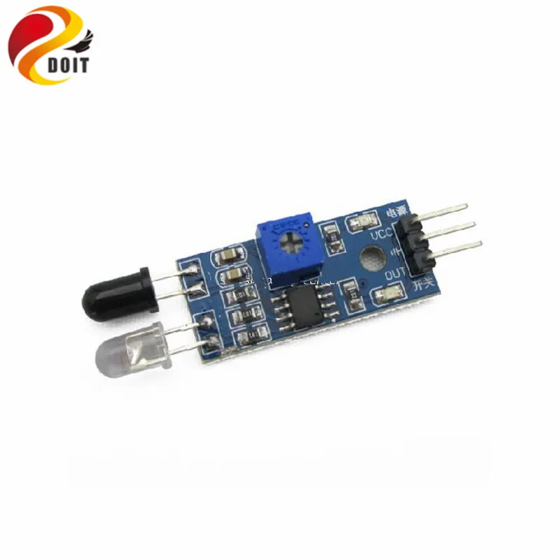 DIY 스마트 자동차 로봇 반사 광전 3 핀 IR 적외선 장애물 회피 센서 모듈