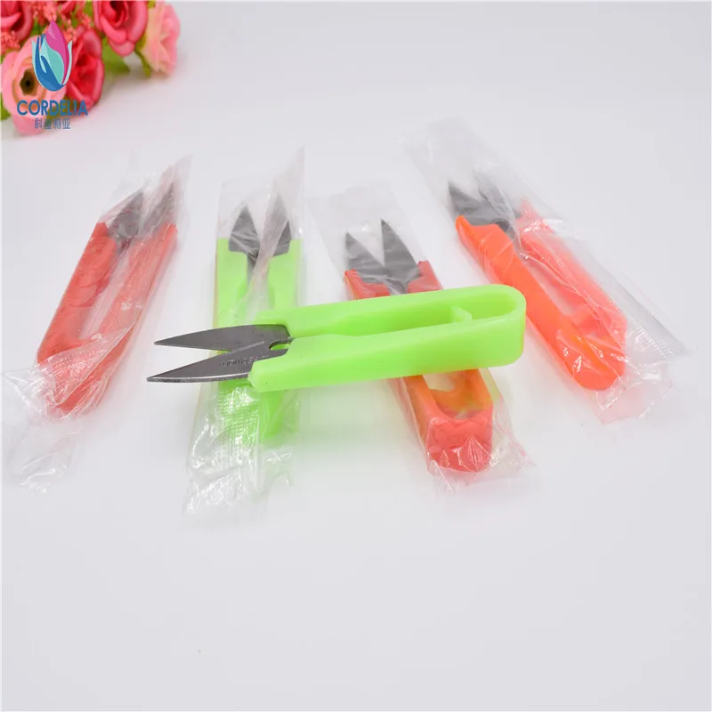 2016 best selling high quality steel made seam scissors for tailor's use thread cutter with colorful choice as sewing accessorie