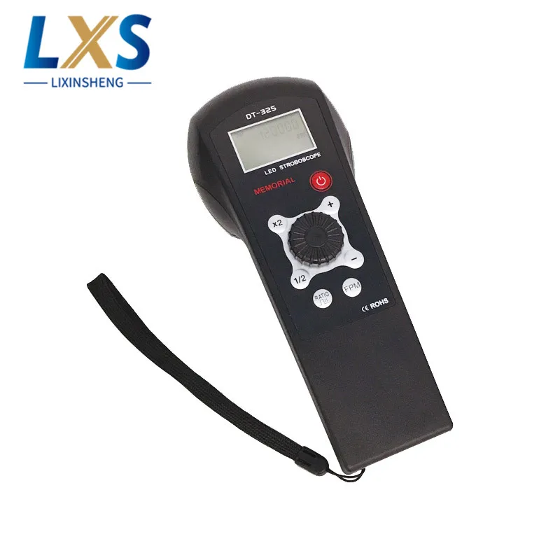 DT325E Stroboscope Meter 60 to 120000 FPM Handheld Digital Stroboscope Tachometer