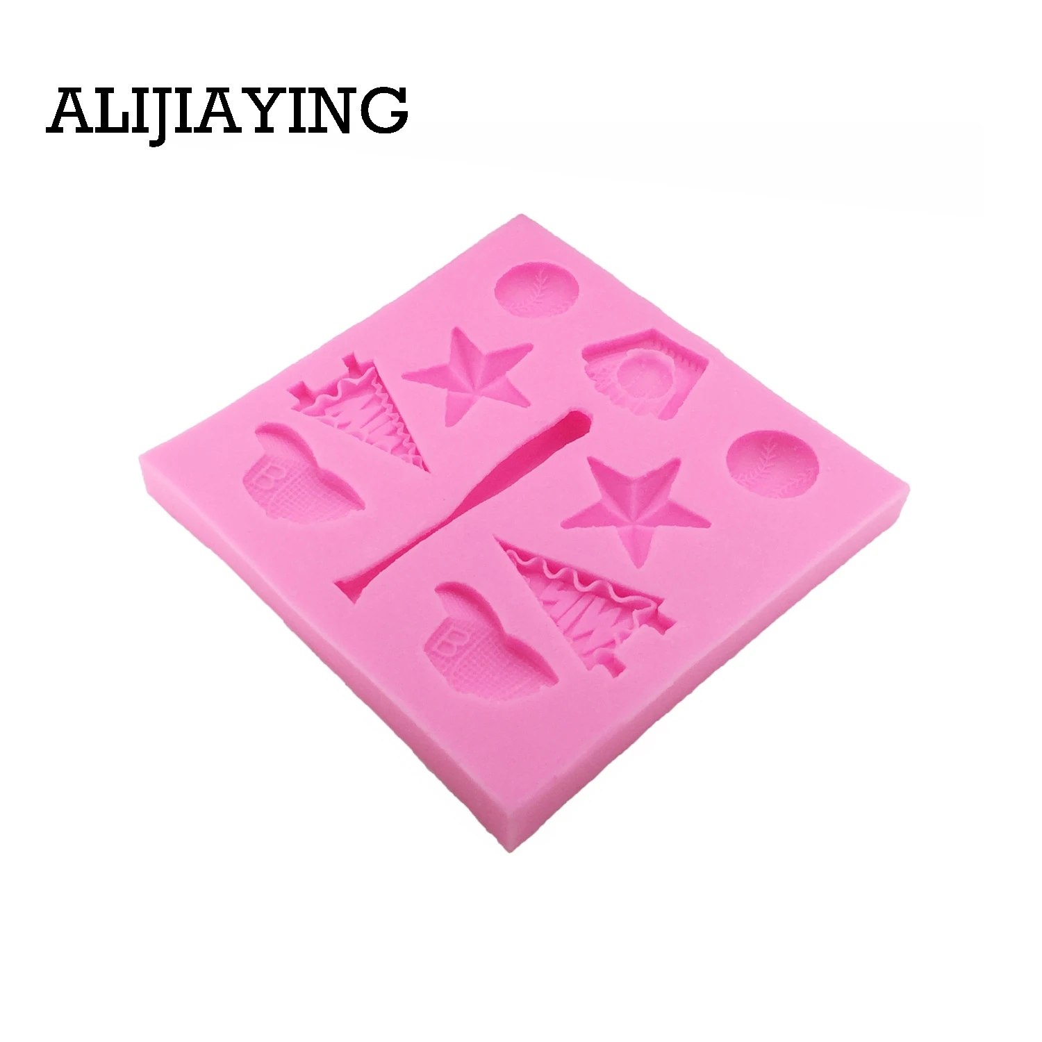 M1047 1Pcs Sugarcraft Good Sport Baseball Fondant Cake Molds Chocolate Mould Baking Sugarcraft Decoration Tool