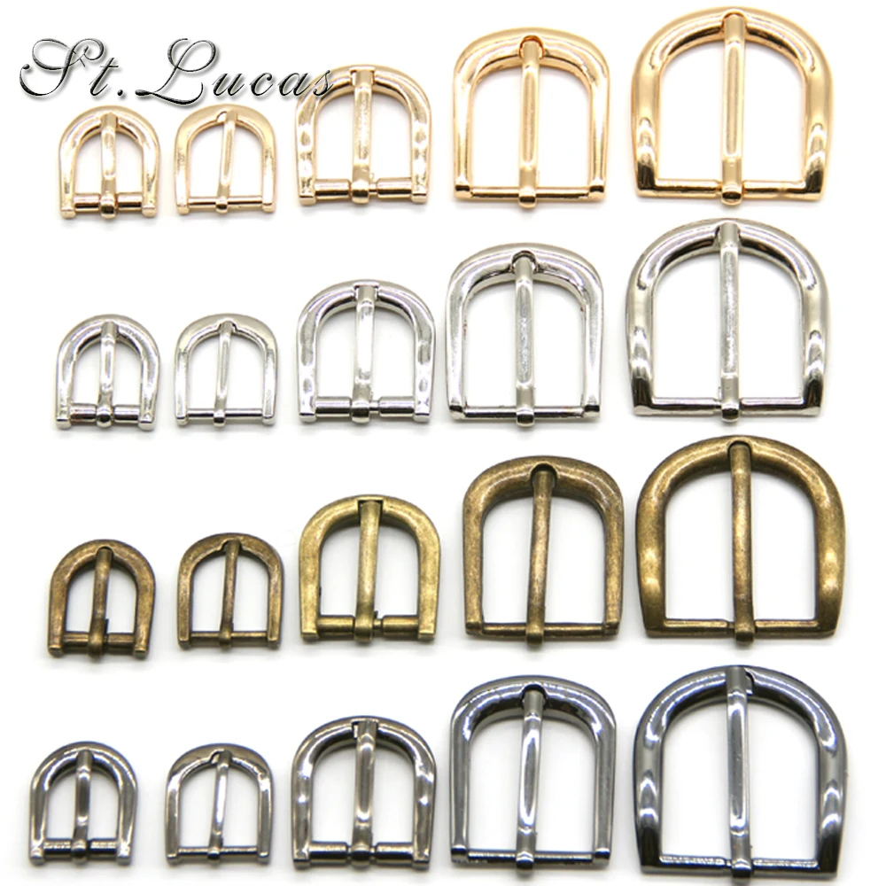 10pcs/lot 11mm/13mm/15mm/20mm/25mm silver bronze gold Square metal shoes bag Belt Buckles decoration DIY Accessories Sewing