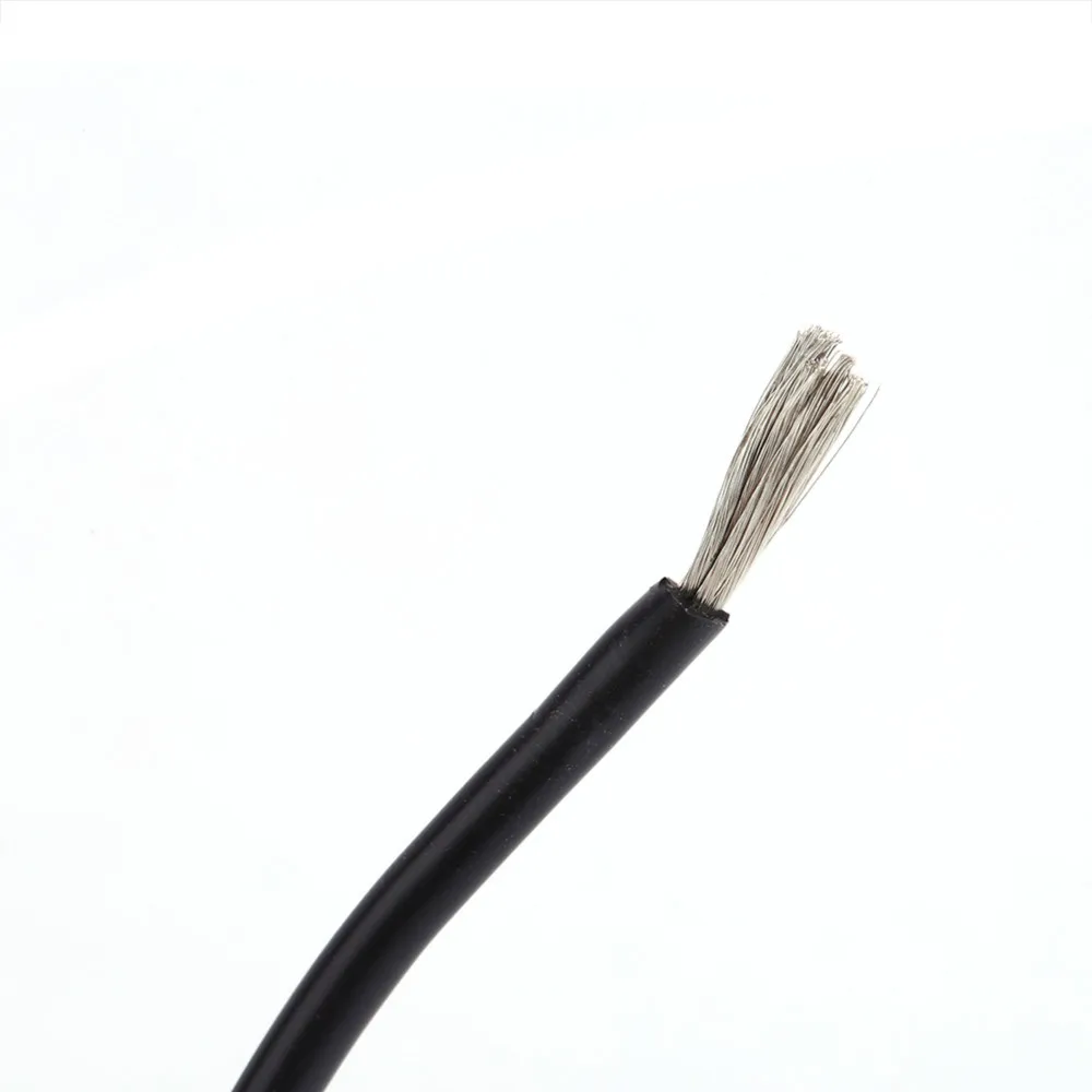 1meter Red+1m Black Color Silicon Wire 10AWG  12AWG 14AWG 16 AWG 18AWG 20AW 22AWG 24AWG Flexible Silicone Cable for RC Lip