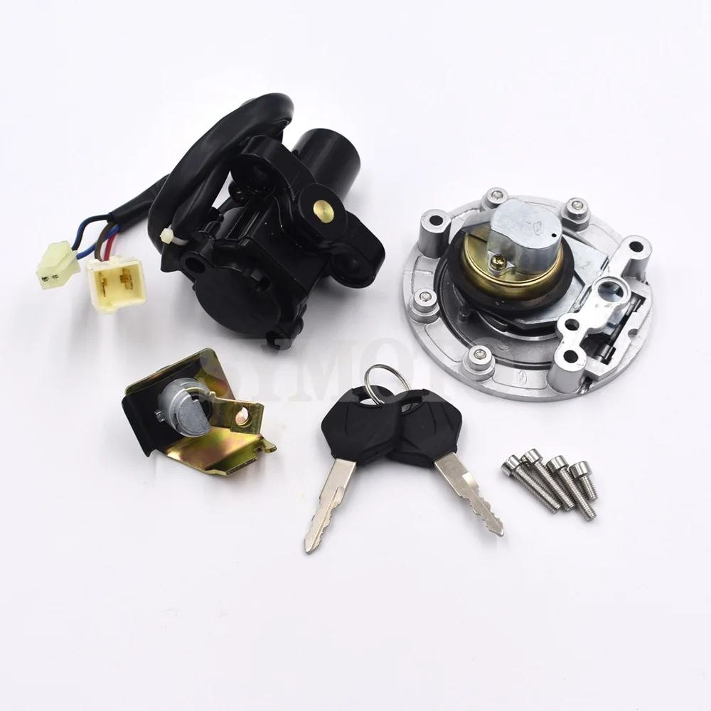 For Yamaha MT-01 2005-2009 YZF R1 2004-2014 YZF R6 2006-2016 Motorcycle Fuel Gas Cap Ignition Switch Seat Lock with Key Kit