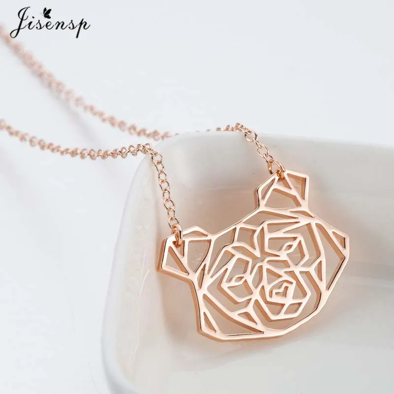 Jisensp 2019 New Arrival Loyalty Dog Pendant Necklace Simple Fashion Hound Necklace Animal Jewelry for Friends Party Gift