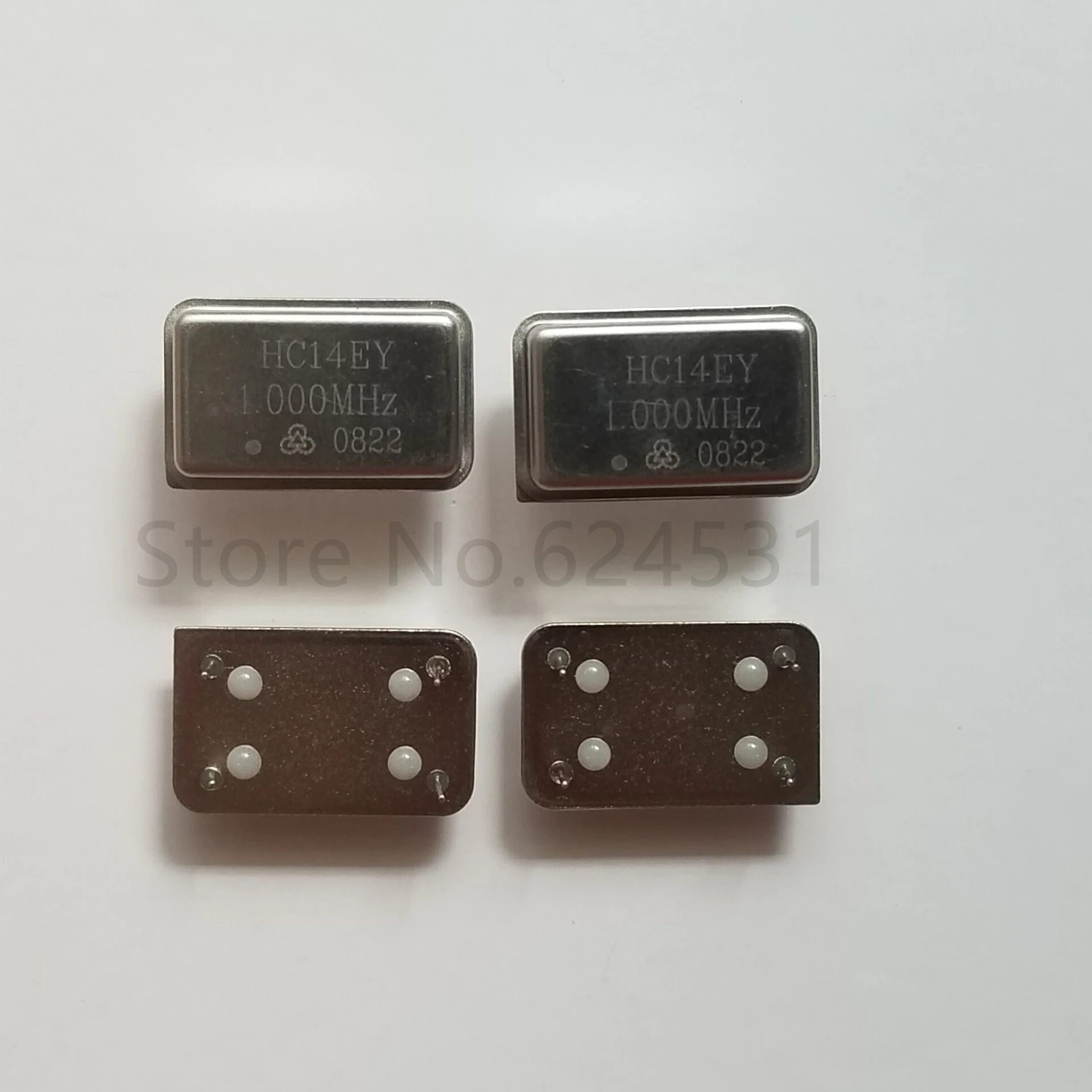 5pcs In-line active crystal OSC DIP-4 rectangular clock vibration full size 1M 1MHZ 1.000MHZ