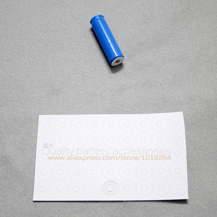 18650 universale batteria al litio ad alta temperatura di isolamento guarnizione cartone bianco foglio isolante 18650 punta cava faccia pad
