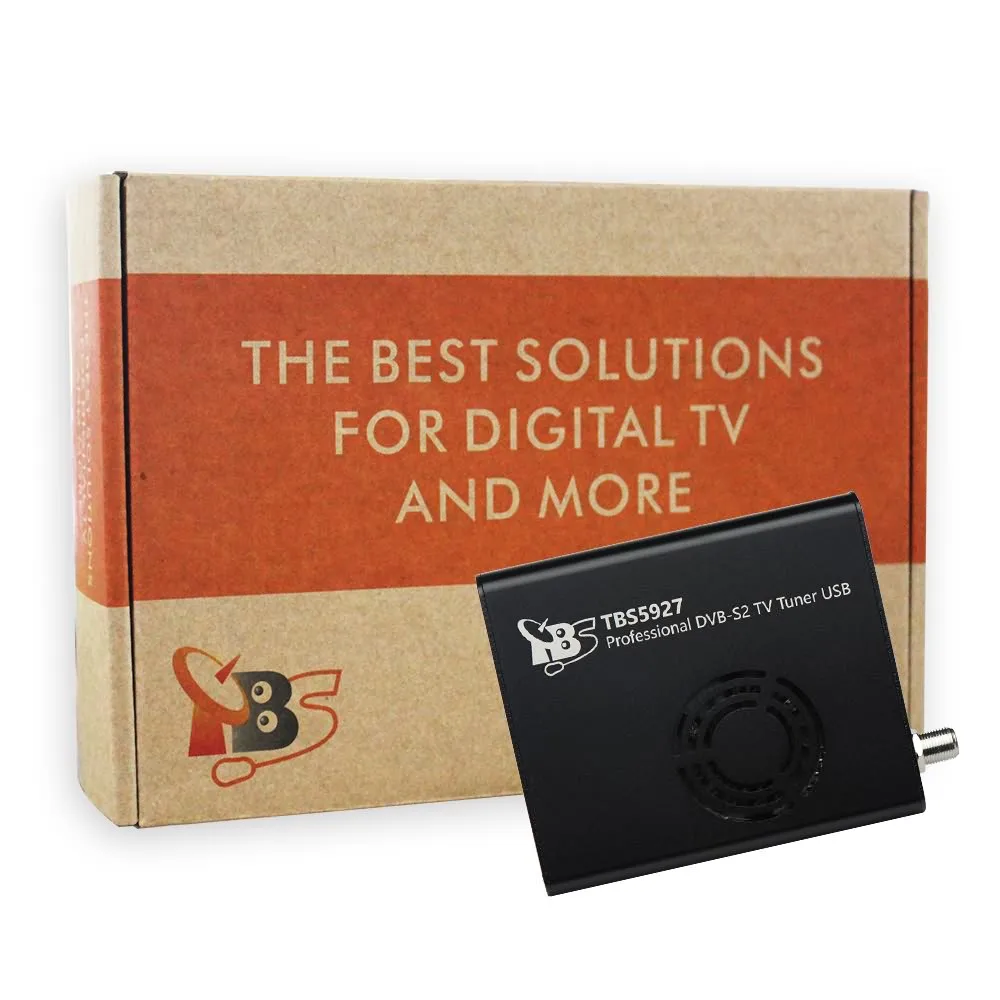TBS5927 Professional DVB-S2 ทีวีจูนเนอร์ USB กล่องรองรับ VCM CCM ACM 32APSK Blindscan EUMETCast TV Receiver