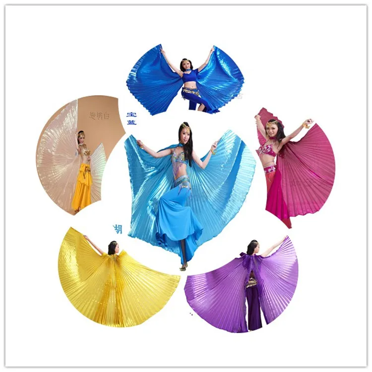 professional Oriental bellydance Opening Isis Wings adult size dancing Accessory Wings for Women/Girls (no Sticks) Hot-Selling