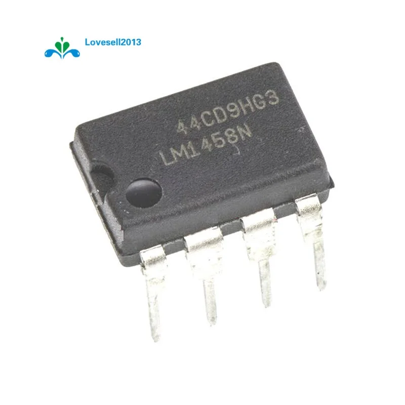 10PCS LM1458N DIP-8 LM1458 DUAL OPERATIONAL AMPLIFIER IC