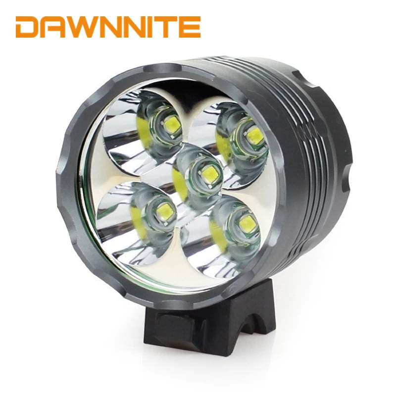 

New 5x Cree XM-L T6 Bicycle Light Waterproof Mountain Bike Front Light LED Head Lamp HeadLight 6000 Lumens 3 Mode