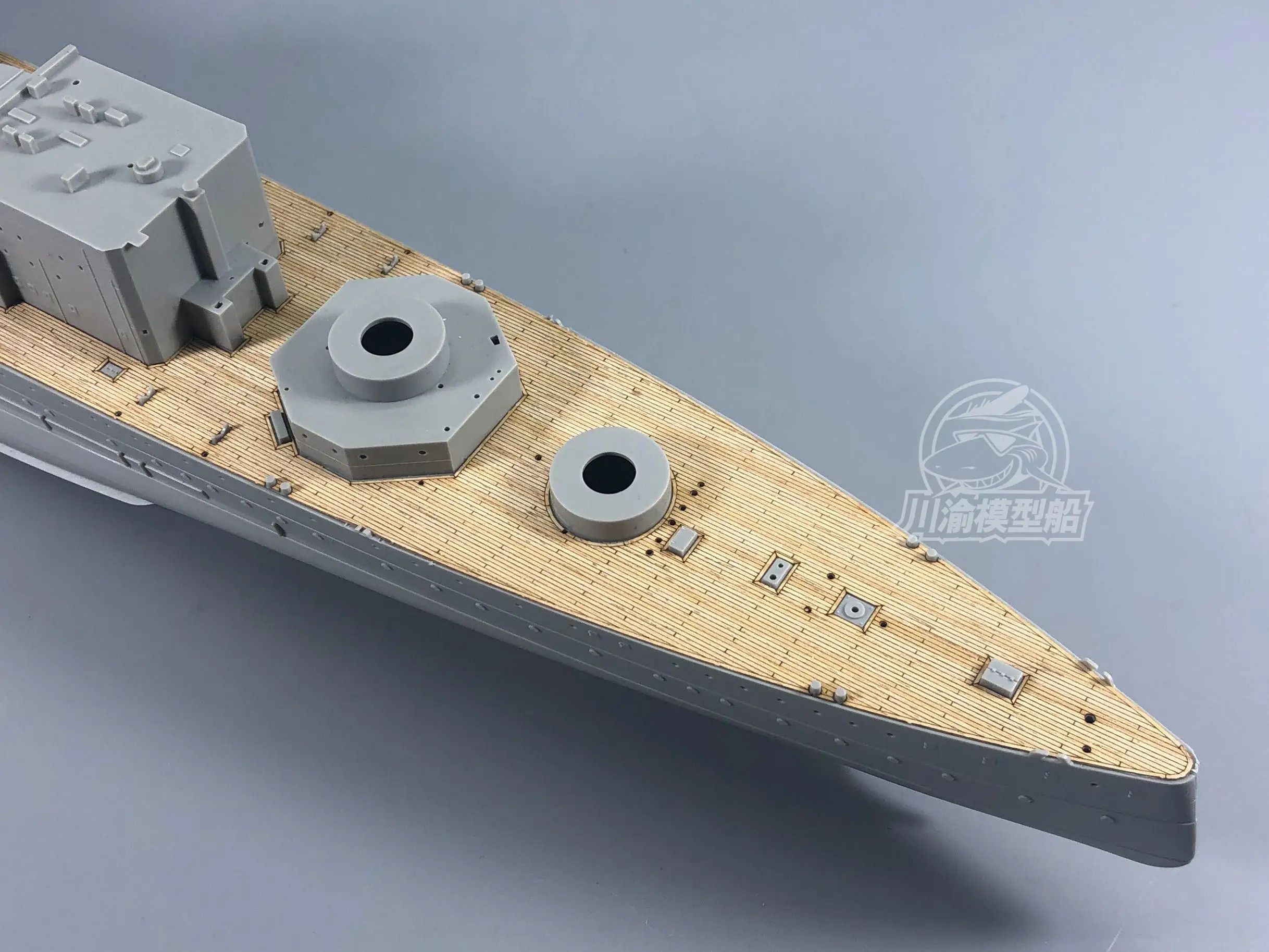 Strato di mascheratura del ponte in legno in scala 1/350 per trombettista 05353 HMS kit modello di nave della cornovaglia TMW00032