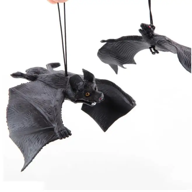 Iwish 180X70Mm Simulatie Bat Kunstmatige Grappige Hanger Rubber Voor Spookhuis Fool 'S Day Hallowmas Alle allerheiligen