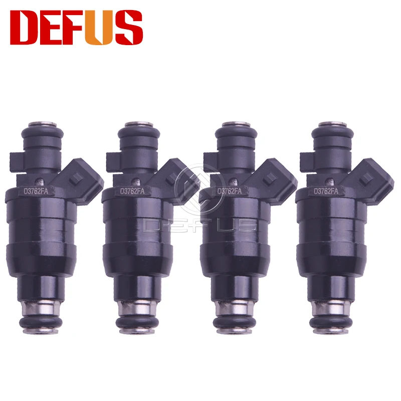 DEFUS 4PCS Fuel Injector OEM D3762FA For BMW 88-97 M40 M42 318i 518i E36 E46 E34750iL 850Ci 5.0L 5.4L 1731357 Brand New