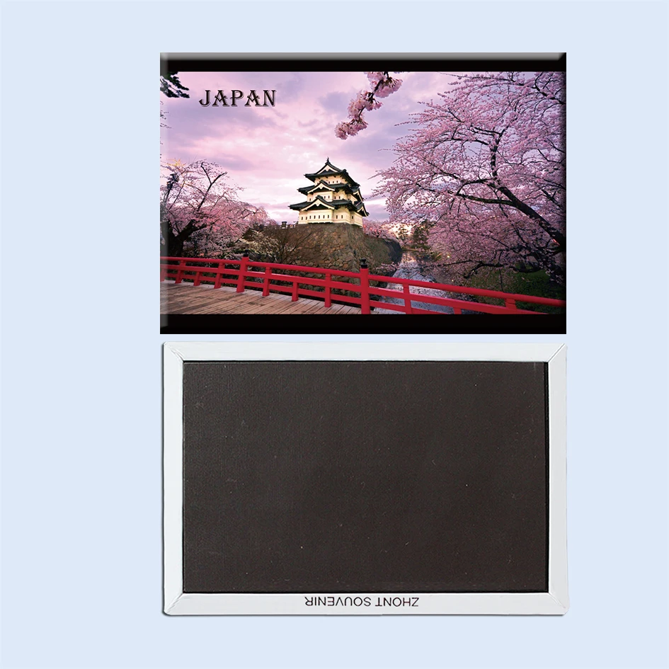 Japan hirosaki castle spring sakura 22872 Magic fridge magnets Phots magnets