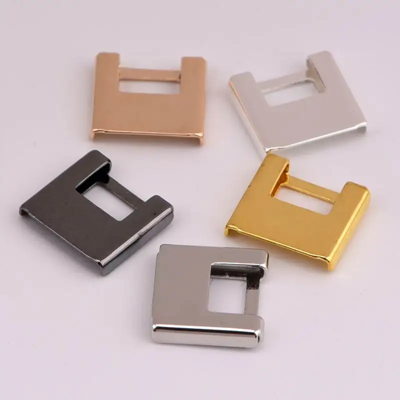 

50PCS/lot Wholesale Geometric Brass Pendant For Jewelry DIY Making Square Bag Charm Accessories