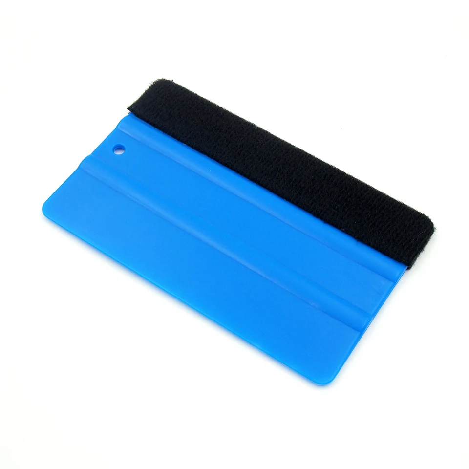 Felt squeegee high quality wrapping scraper with cloth pp sticker scraper car wrap tools felt scarper squeegee auto accessories