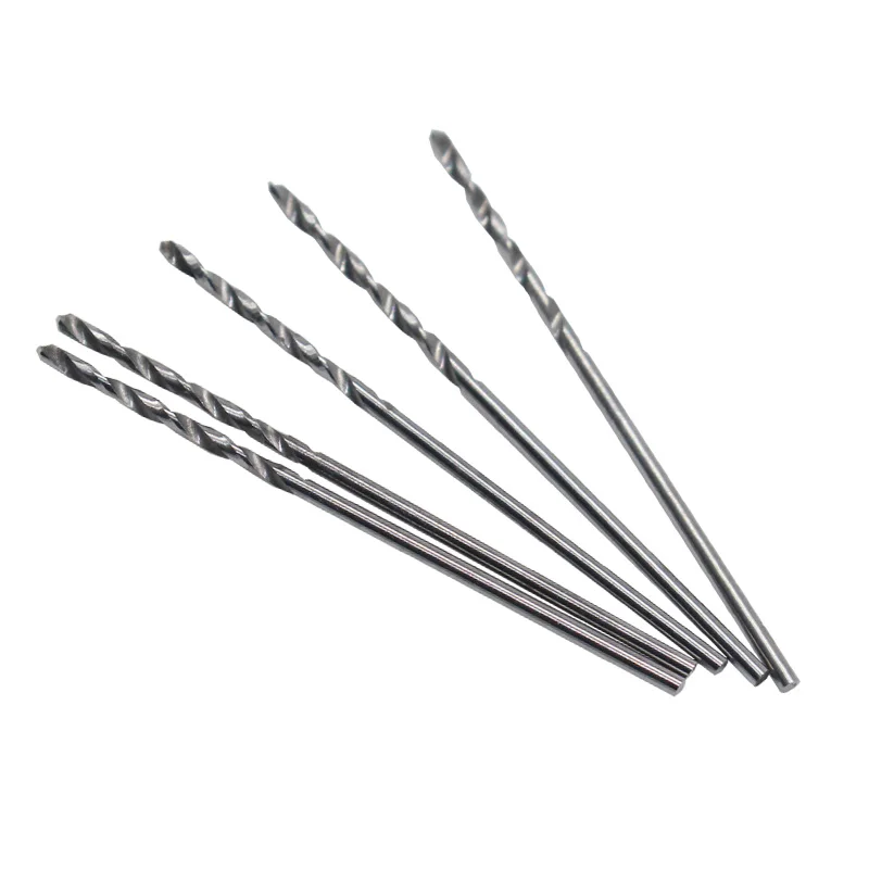 10pcs Carbide Twist Drill 0.5mm 0.6mm 0.7mm 0.8mm 0.9mm 1mm 2mm 3mm Straight Shank Mini Drill Bits Tool for Metal