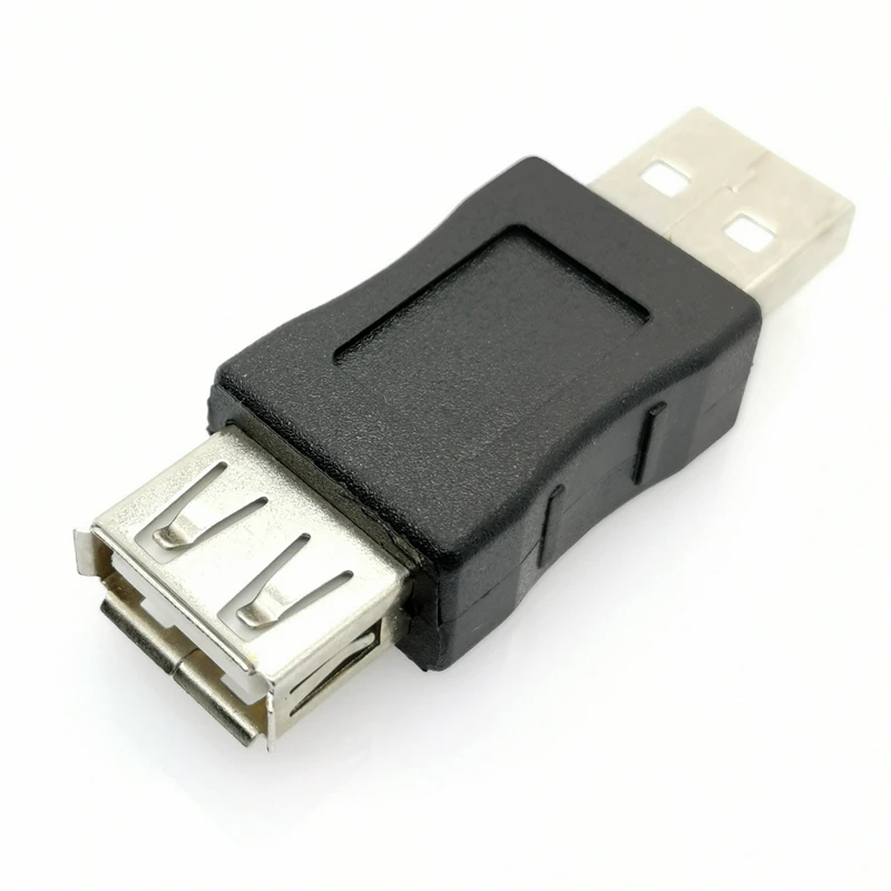 2PCS USB Male Female to USB Male Female Plug Adapter Changer Converter Adapter