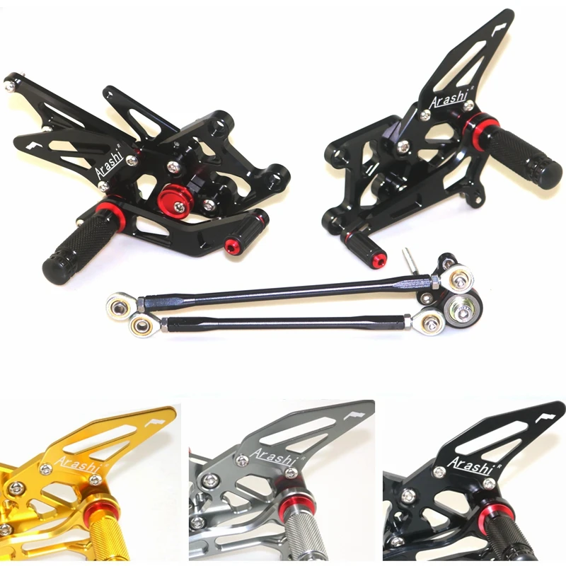 CNC Adjustable Rear Set Rearsets For HONDA CBR600RR 2007 08 09 10 11 12 13 14 15 16 17 18 2019 Foot Rest