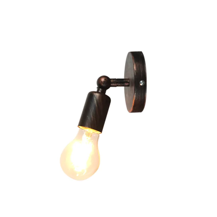 

Retro Vintage Wall Lamp Iron Sconce LED Wall Lights For Home Lighting Bedroom Wandlamp Beside Cafe Stair Mirror Light Fixtures