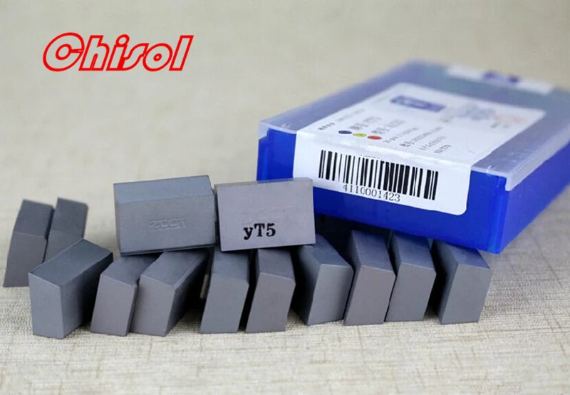 จัดส่งฟรี 30 ชิ้น/กล่อง A114 YT5 YW2 YW1 YT15 YT14 YG6 YG8 คาร์ไบด์ brazed แทรกเชื่อมเคล็ดลับใบมีดตัดเครื่องมือ