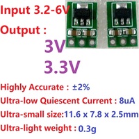 2x 3.3-6V to 3V 3.3V DC-DC Converter Step-Down Power Supply Buck LDO Module Voltage regulator Board
